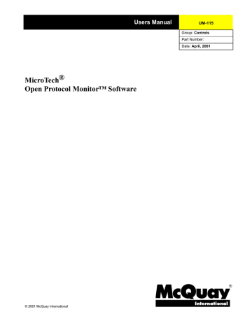 Open Protocol Monitor User Manual Open Protocol Monitor User Manual