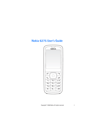 Nokia 6275 User`s Guide Nokia 6275 User`s Guide