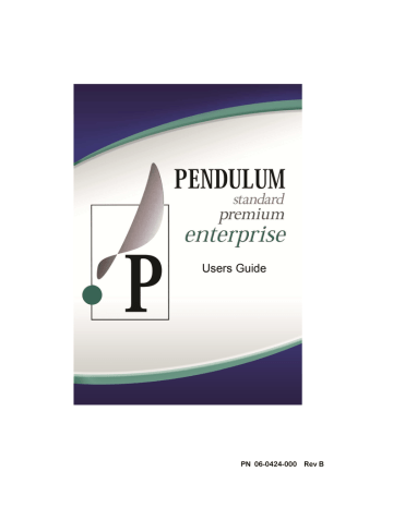 Acroprint Pendulum (version 5) User manual | Manualzz Acroprint Pendulum (version 5) User manual | Manualzz