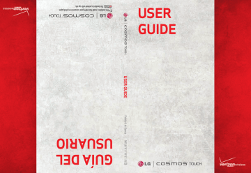 LG Cosmos VN270 Verizon Wireless User guide | Manualzz