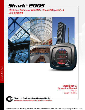 Shark 200S User Manual V.1.11 Shark 200S User Manual V.1.11