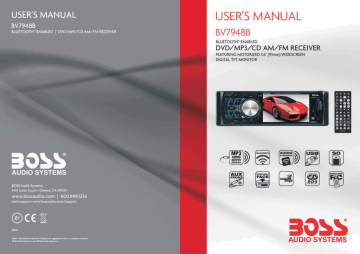 Boss Audio Systems BV7948B Owner Manual | Manualzz