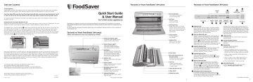 FoodSaver T000-08001T000-08001-BP Vacuum Sealer Quick Start Guide | Manualzz