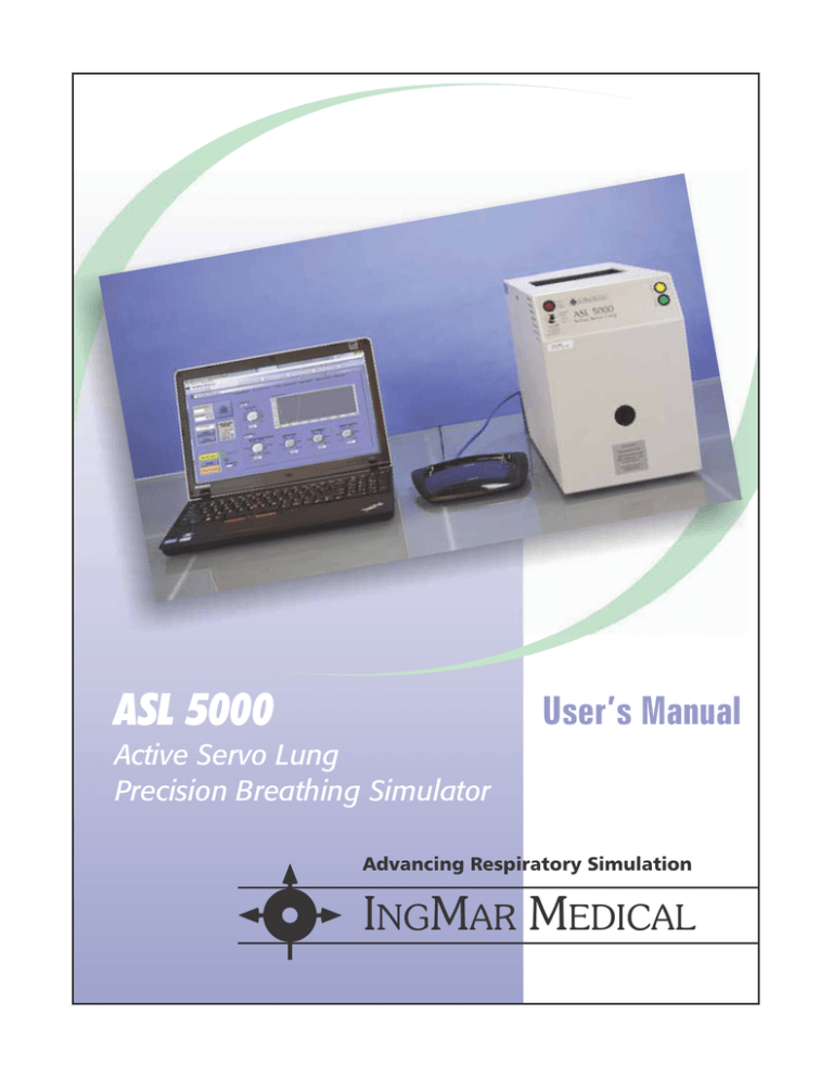 ASL 5000 Operating Manual SW 3.1.14 - SBM ASL 5000 Operating Manual SW 3.1.14 - SBM