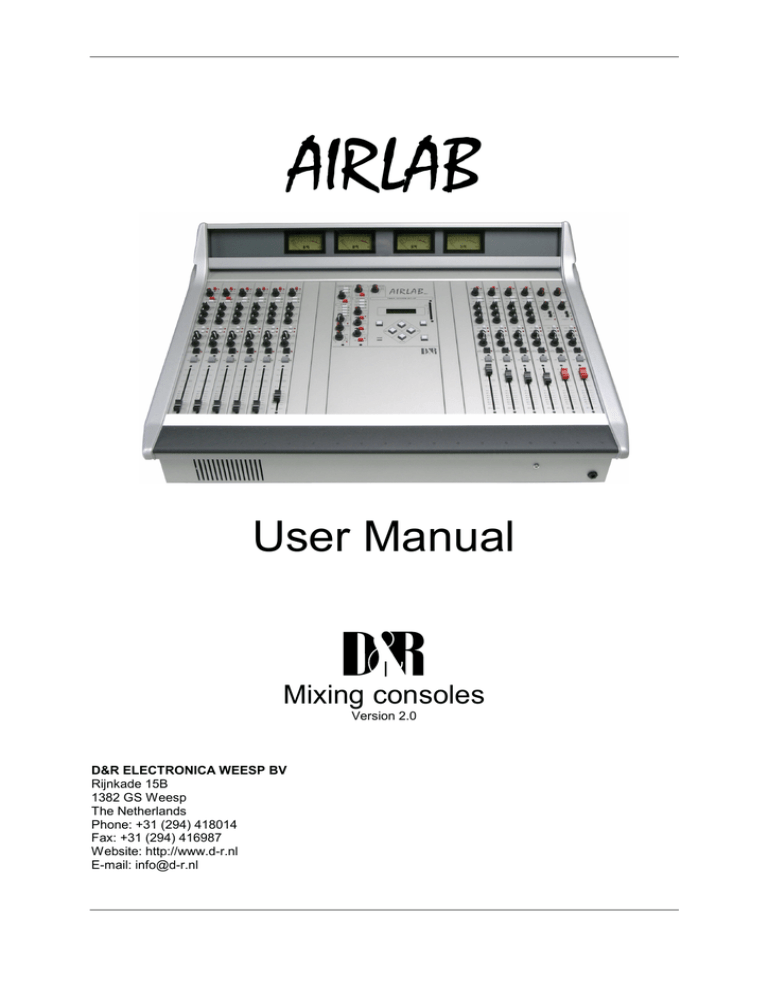 AIRLAB - Audmax Broadcast AIRLAB - Audmax Broadcast