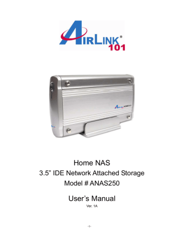 Airlink101 ANAS250 User's Manual | Manualzz Airlink101 ANAS250 User's Manual | Manualzz