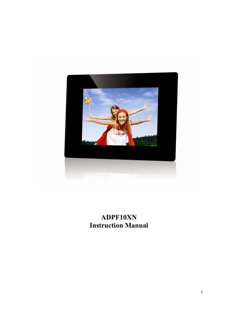 ADPF10XN Instruction Manual ADPF10XN Instruction Manual