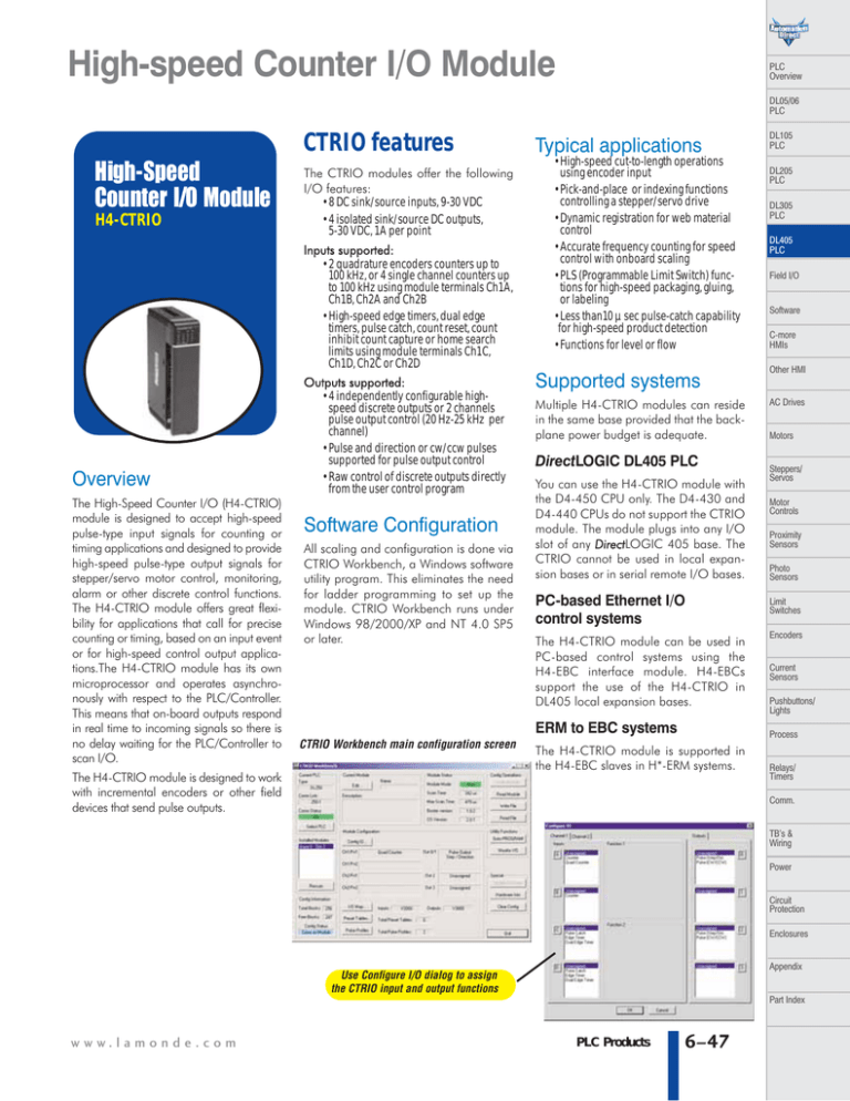 Data Sheet - Lamonde Automation Ltd Data Sheet - Lamonde Automation Ltd