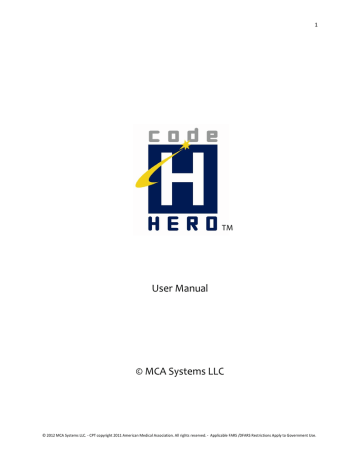 User Manual © MCA Systems LLC User Manual © MCA Systems LLC