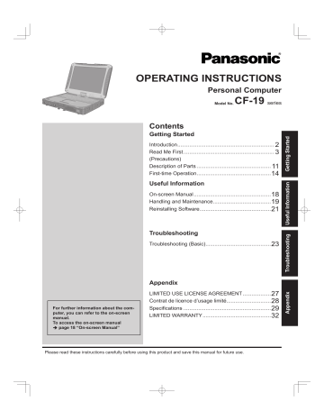 OPERATING INSTRUCTIONS OPERATING INSTRUCTIONS