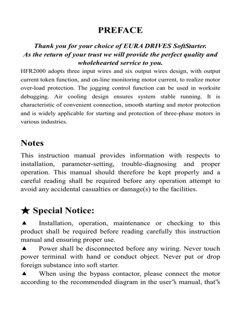 PREFACE Notes Special Notice: PREFACE Notes Special Notice:
