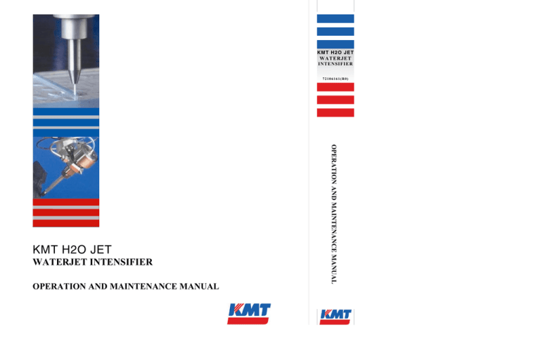 KMT H20JET 50 Pump Manual KMT H20JET 50 Pump Manual