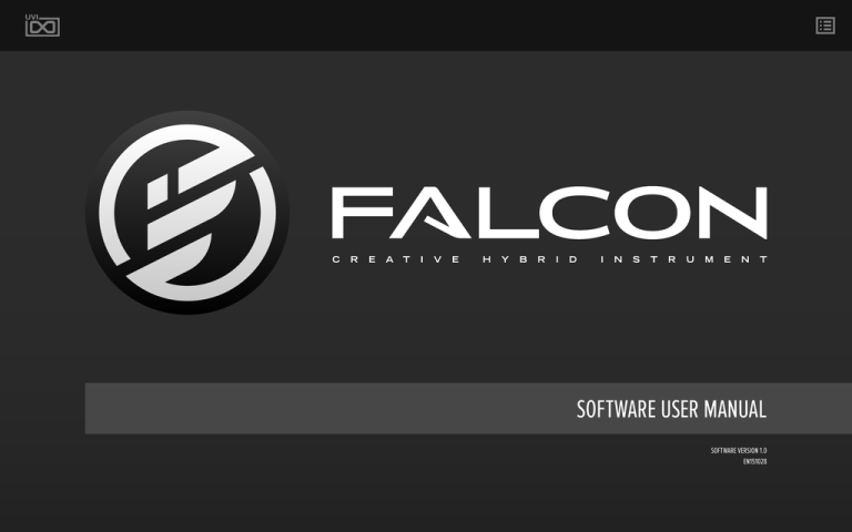 UVI Falcon - User Manual UVI Falcon - User Manual