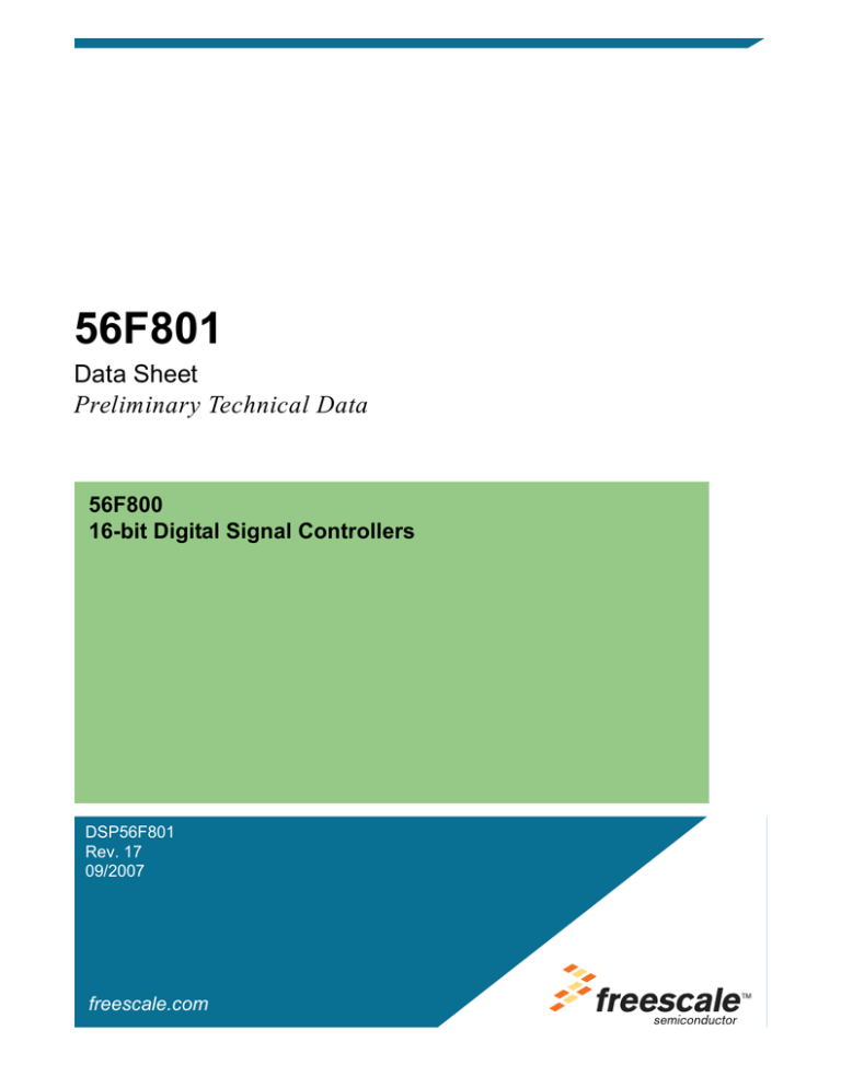 56F801 - Mouser Electronics 56F801 - Mouser Electronics