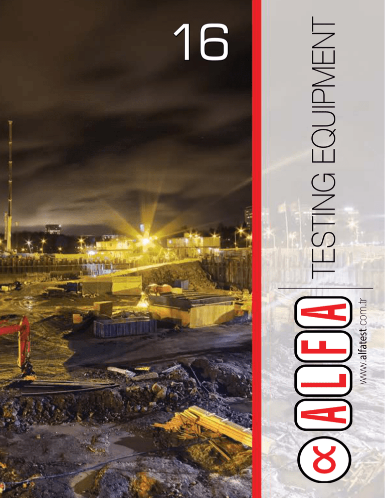 english catalog - ALFA | Testing Equipment english catalog - ALFA | Testing Equipment