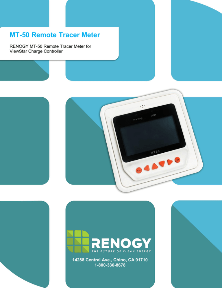 MT-50 Remote Tracer Meter MT-50 Remote Tracer Meter