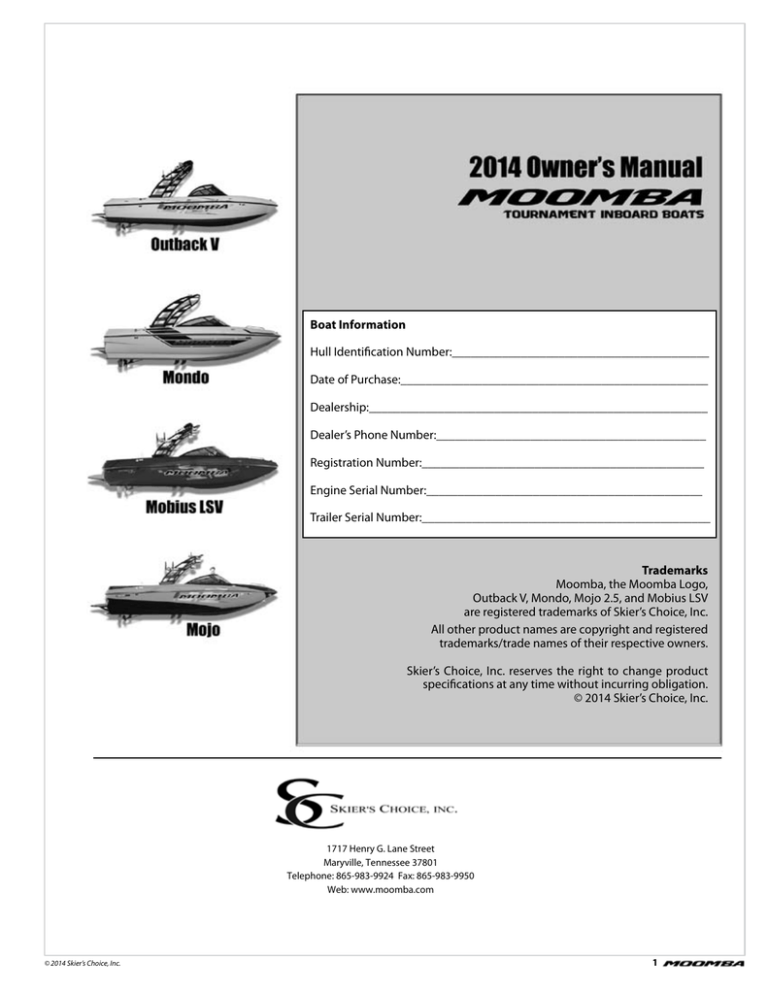 2014 Owners Manual 2014 Owners Manual