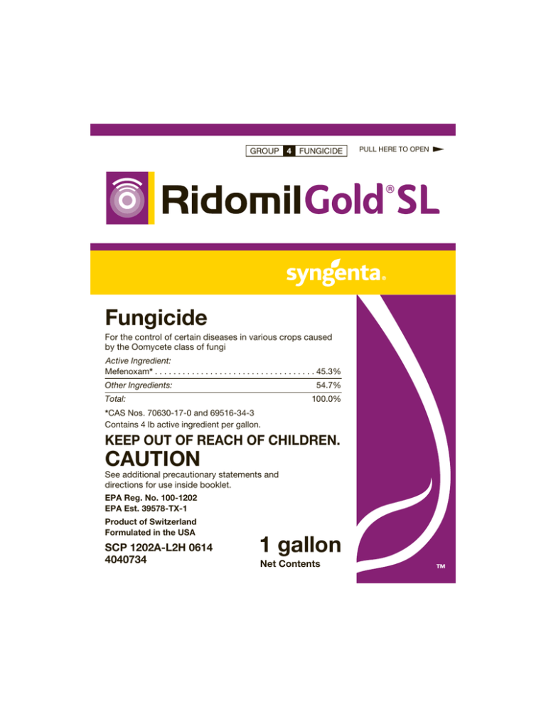 4040734-PE5138-Ridomil Gold SL-1 gal.bklt.indd 4040734-PE5138-Ridomil Gold SL-1 gal.bklt.indd