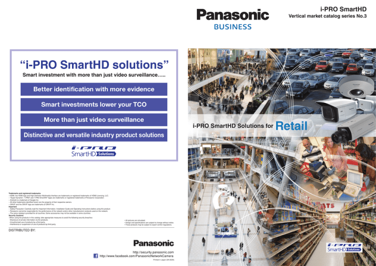 i-PRO SmartHD solutions - psn i-PRO SmartHD solutions - psn