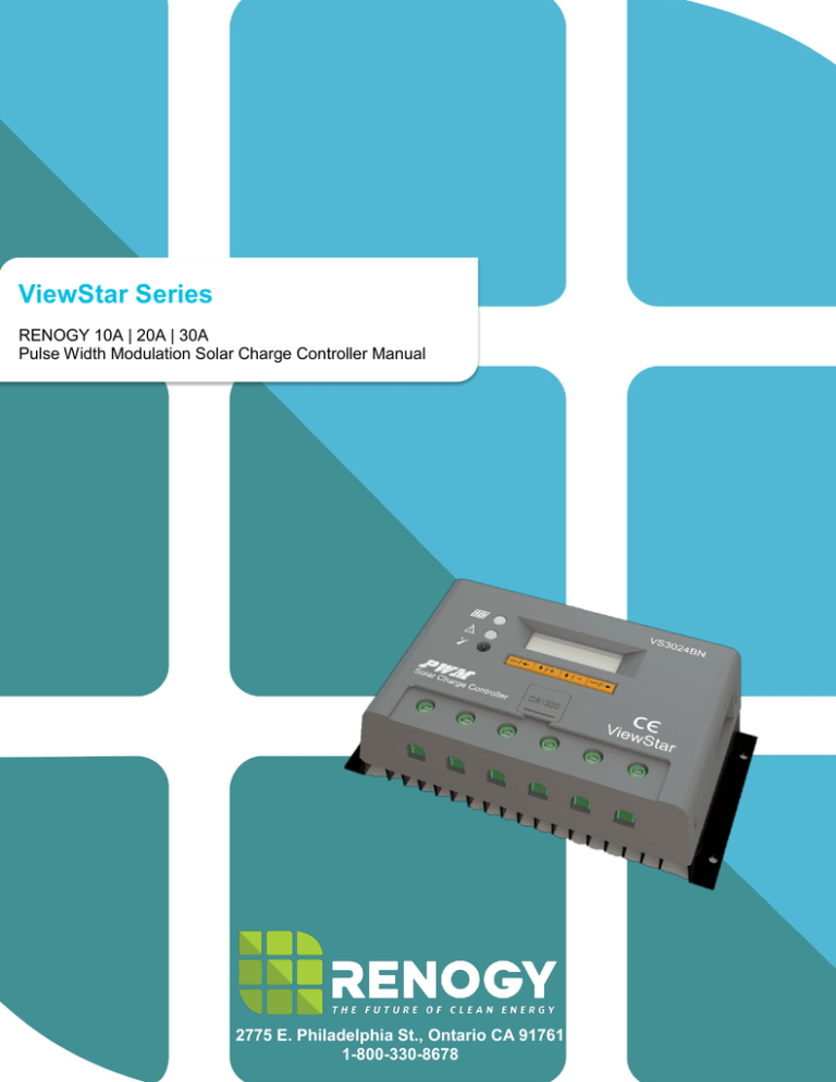 30A PWM Viewstar Charge Controller 30A PWM Viewstar Charge Controller