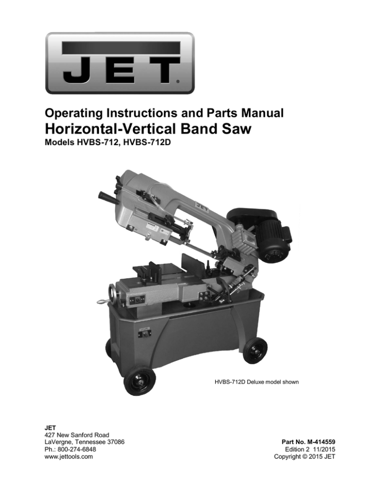Manual - JET Tools Manual - JET Tools
