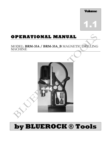 BLUEROCK BRM-35A Operational Manual | Manualzz