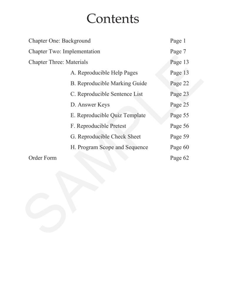 Contents - Rainbow Resource Center Contents - Rainbow Resource Center