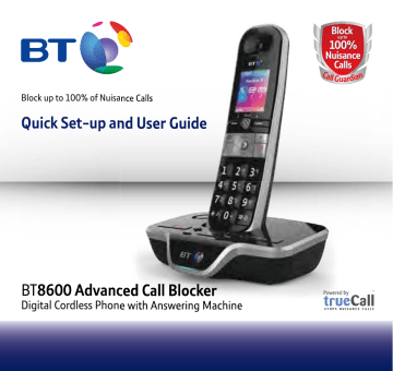 BT 8600 X2 8600 Cordless Telephone Owner Manual | Manualzz
