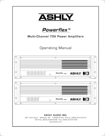 Ashly Manual | Manualzz