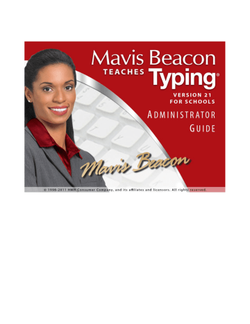 Administrator Guide Mavis Beacon Teaches Typing | Manualzz Administrator Guide Mavis Beacon Teaches Typing | Manualzz
