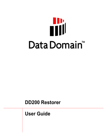 DD200 Restorer User Guide | Manualzz DD200 Restorer User Guide | Manualzz