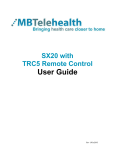 MBTelehealth SX20 User manual