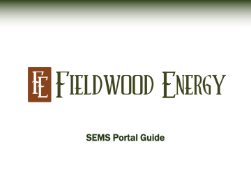 SEMS Portal Guide | Manualzz SEMS Portal Guide | Manualzz