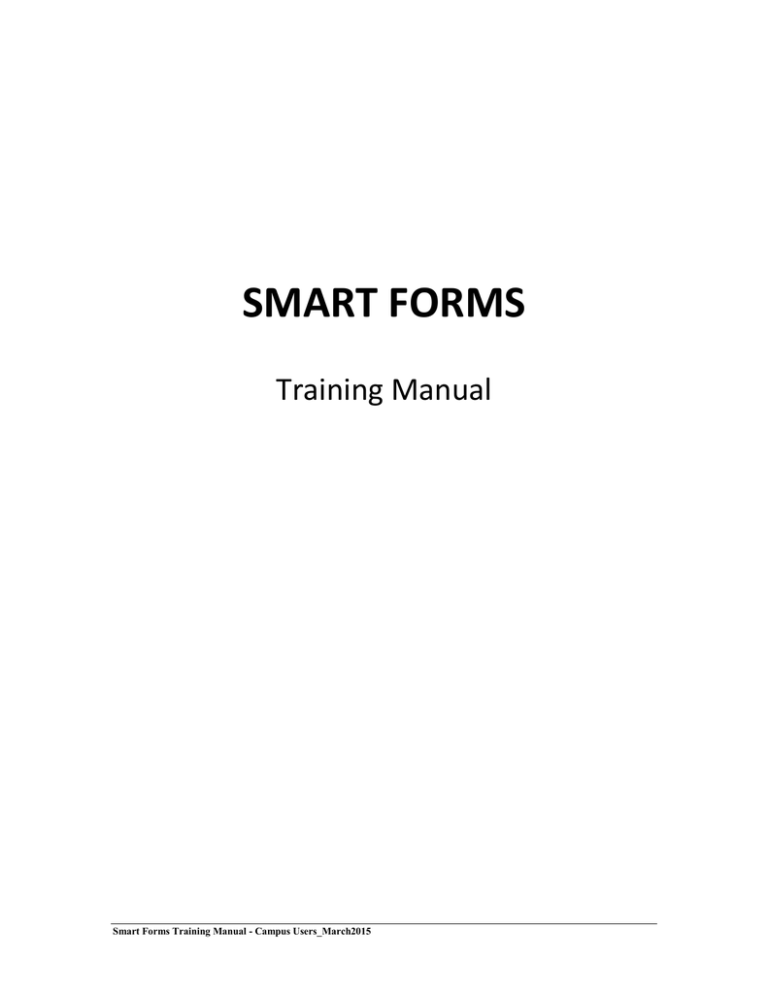 Smartforms - Payment & Procurement Services Smartforms - Payment & Procurement Services