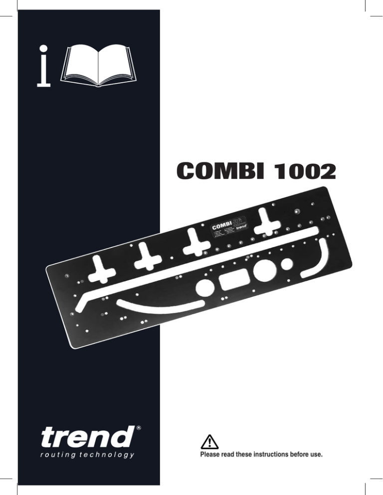 COMBI1002 Worktop Jig Instructions COMBI1002 Worktop Jig Instructions