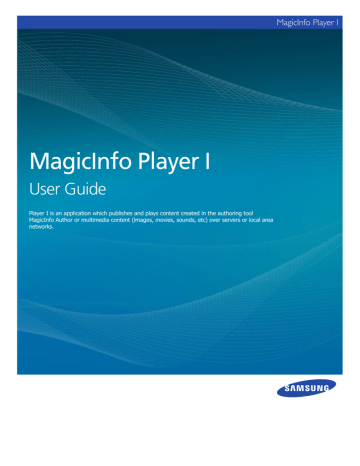 MagicInfo Player I | Manualzz