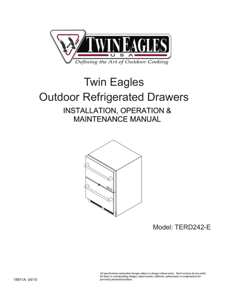 Twin Eagles Outdoor Refrigerated Drawers Twin Eagles Outdoor Refrigerated Drawers