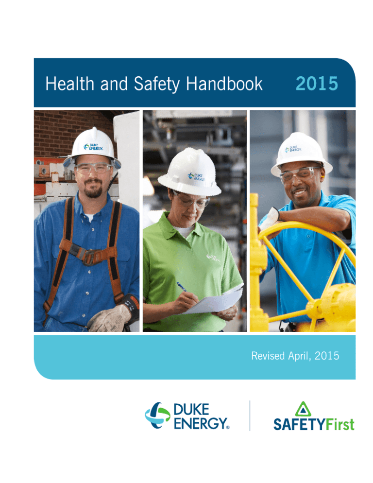 Health and Safety Handbook 2015 Health and Safety Handbook 2015