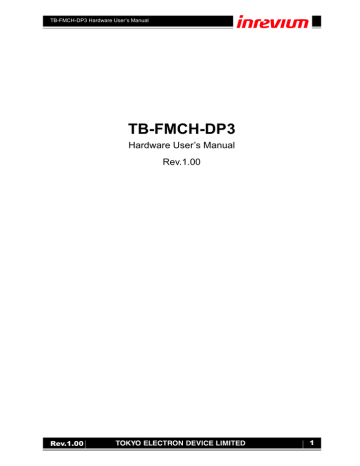 TB-FMCH-DP3 | Manualzz