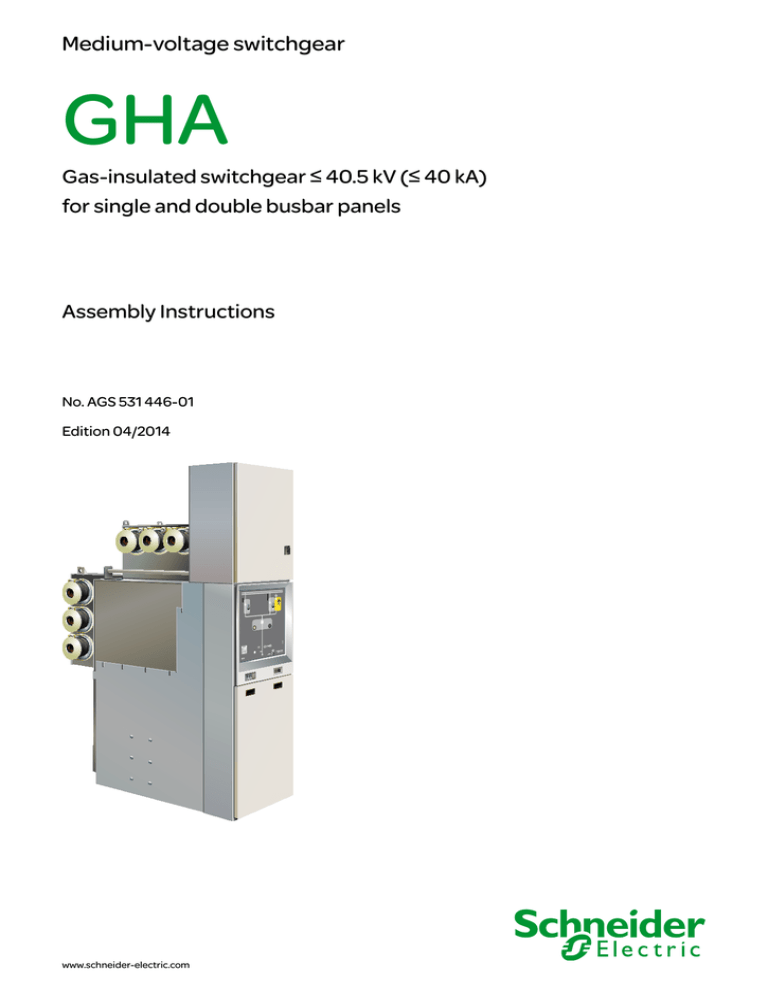 Medium-voltage switchgear Medium-voltage switchgear