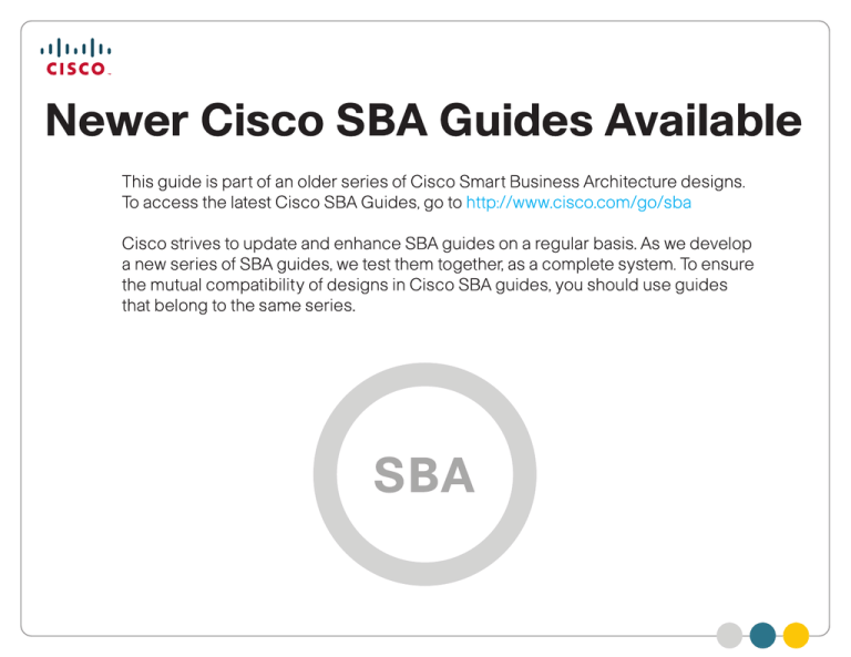 BYOD - Identification and Authentication Deployment Guide BYOD - Identification and Authentication Deployment Guide