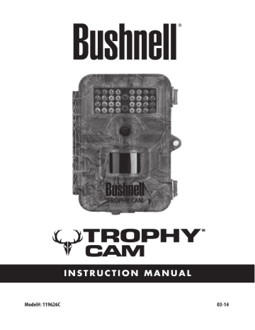 Bushnell Trophy Cam 119626C Instruction manual | Manualzz Bushnell Trophy Cam 119626C Instruction manual | Manualzz
