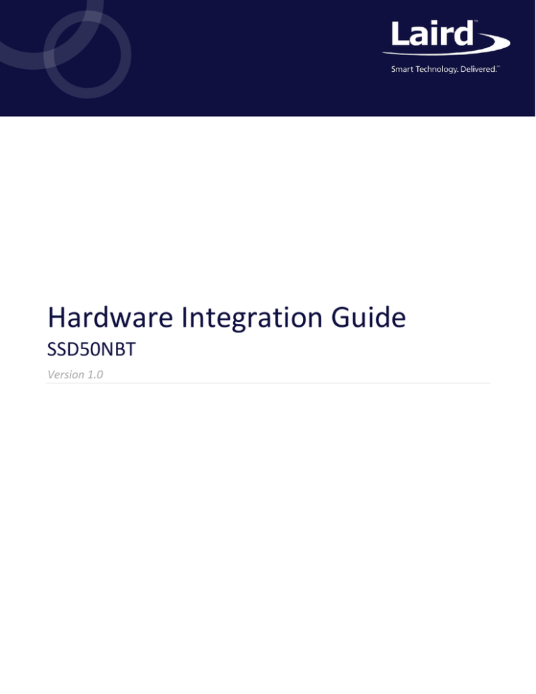 Hardware Integration Guide - SSD50NBT.pdf Hardware Integration Guide - SSD50NBT.pdf