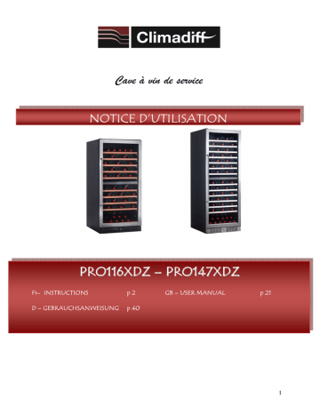 PRO116XDZ PRO147XDZ F GB D V2 PRO116XDZ PRO147XDZ F GB D V2