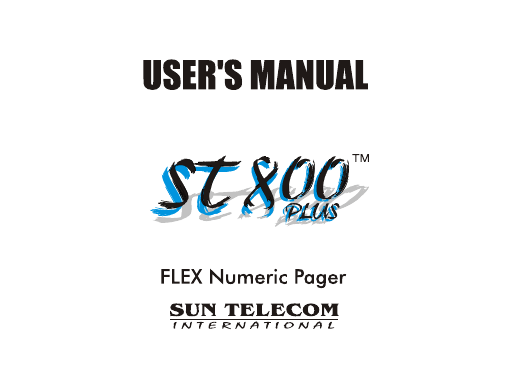 ST800 Plus User Manual PDF ST800 Plus User Manual PDF