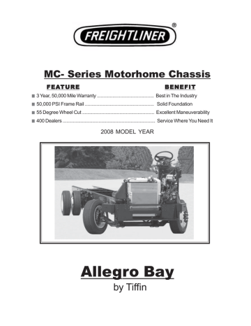 Allegro Bay/ Freightliner MC Series (FRED) | Manualzz