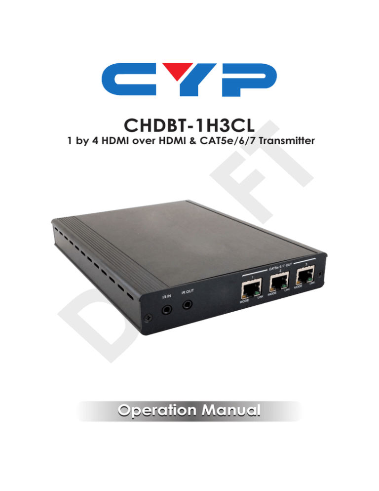 cypress_CHDBT-1H3CL_User_Manual cypress_CHDBT-1H3CL_User_Manual