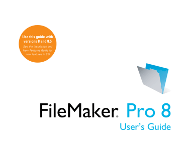 Filemaker Pro 9 Guide | Manualzz