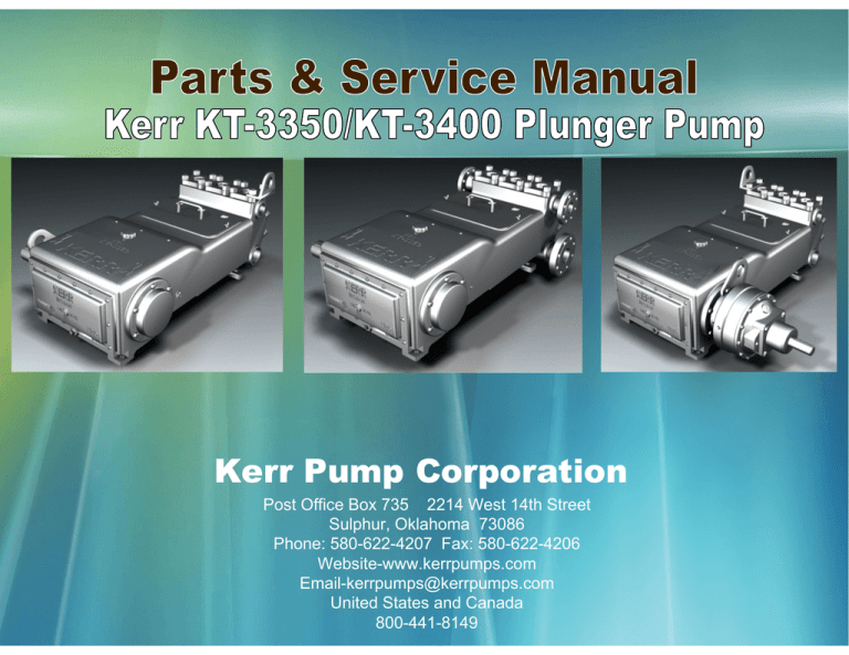 Kerr Pump Corporation Kerr Pump Corporation