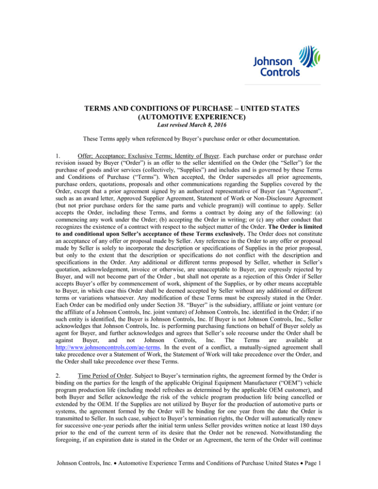 UNITED STATES INCLUDING AFFILIATES AND JOINT VENTURES (MARCH 8, 2016 APRIL 6, 2016) UNITED STATES INCLUDING AFFILIATES AND JOINT VENTURES (MARCH 8, 2016 APRIL 6, 2016)